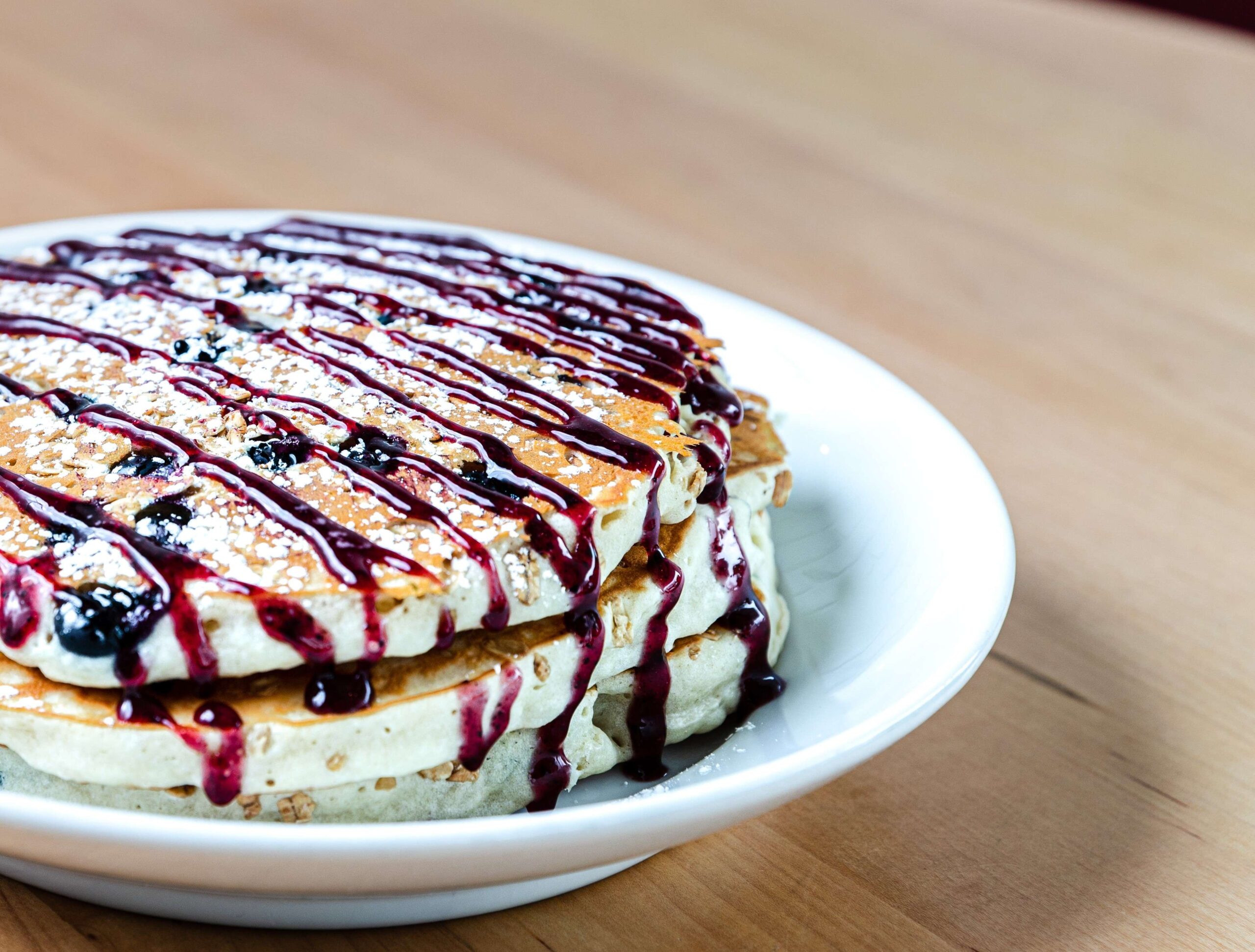 Blueberry Granola Pancakes Korner Kitchen